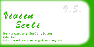 vivien serli business card